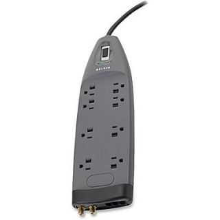Belkin SurgeMaster BE108230 06 8 Outlets 3390 Joules Home/Office Surge Protector With 6 Cord