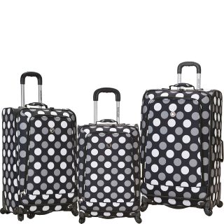 Rockland Luggage 3 Piece Monte Carlo Spinner Luggage Set