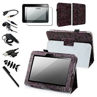 Insten 1013192 8 Piece Tablet Case Bundle For 7  Kindle Fire HD 2012 Edition