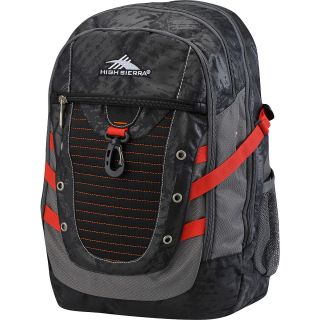 HIGH SIERRA Tactic Backpack, Black/charcoal