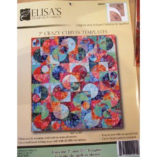 Elisa's Backporch 7'' Crazy Curves Acrylic Templates By The Each