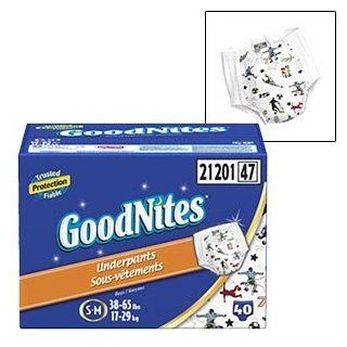 Huggies GoodNites Disposable Underpants for Boys (Size S M, Quantity 40) Baby