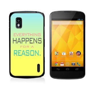 Everything Happens For a Reason Ombre Google Nexus 4 Case Fits Nexus 4 Cell Phones & Accessories