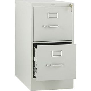 HON 310 Series 2 Drawer Vertical File Cabinet, Light Gray