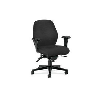 HON Company Products   Mid Back Task Chair, 30 1/2"x35"x42", Wine   Sold as 1 EA   Mid back task chair features deeply contoured foam that supports the body for all day comfort. Control options encourage good posture. Curvilinear back has pr