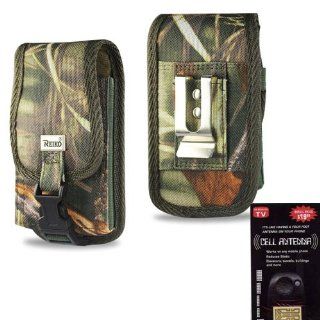 Huawei Fusion 2 Heavy Duty Rugged Camoflauge Canvas Case with Clip Closure and Metal Clip on the back. Also has canvas belt loop underneath the clip. Great for Hiking, Camping, Outdoor and Construction Work. Comes with Antenna booster Cell Phones & Ac