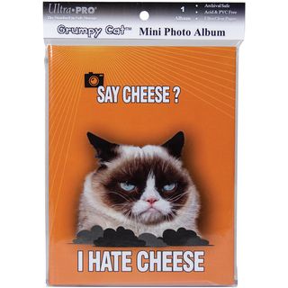 Grumpy Cat Mini Photo Album 4inx6in Holds 24 Photos say Cheese