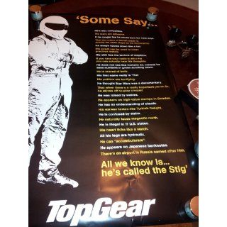 Top Gear, Some Say, The Stig, TV Poster Print   Stig Helmet
