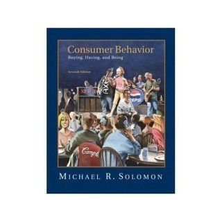 Solomon's 'Consumer Behavior   Buying, Having, and Being'   7th (Seventh) Edition Michael Solomon Books