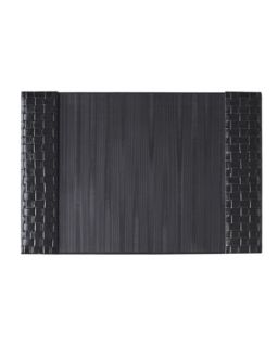 Woven Leather Desk Pad