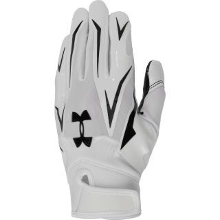 UNDER ARMOUR Youth F4 Football Receiver Gloves   Size Medium, Royal/white