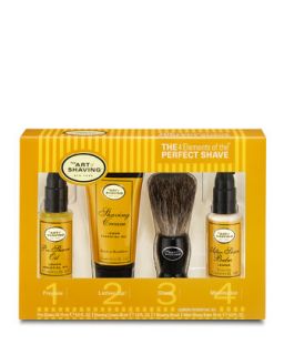Mens 4 Elements of the Perfect Shave Starter Kit, Lemon   The Art of Shaving  