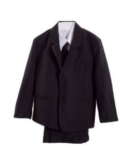 Black & White Baby Boy & Boys Tuxedo Suit, Jacket, Shirt, Vest, Tie & Pants Infant And Toddler Tuxedos Clothing