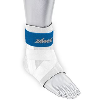 Zamst A1 Moderate Support Ankle Brace   Size Small   Right, White/blue (470521)