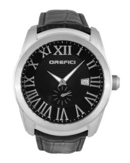 Mens Classico Watch, Black   Orefici Watches   Black