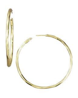 Thin Gl Hoop Earrings, Medium   Ippolita   Gold
