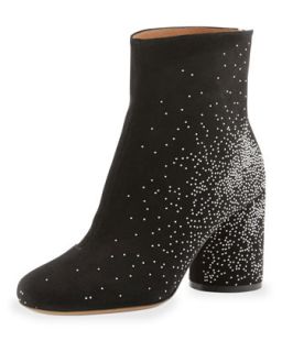 Suede Sparkle Ankle Boots, Black   Maison Martin Margiela   Black (37.0B/7.0B)