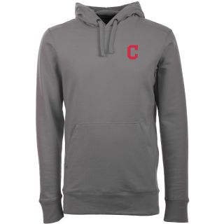 Antigua Cleveland Indians Mens Signature Hooded Sweatshirt   Size Large,