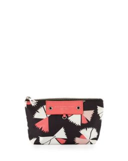Preppy Pinwheel Nylon Cosmetics Bag, Black Multi   MARC by Marc Jacobs   Black