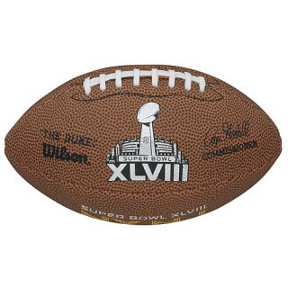 Super Bowl XLVIII Soft Touch Mini Football   Size Mini