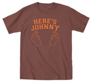 Football Here's Johnny   Mens T Shirt at  Mens Clothing store
