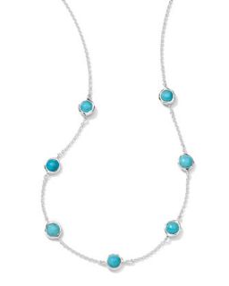 Turquoise Station Necklace, 18L   Ippolita   Turquoise