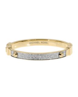 Pave Hinge Bracelet, Golden   Michael Kors   Gold (ONE SIZE)