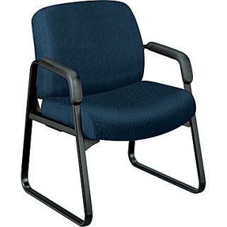 HON  3500 Pyramid  24 Hour Tectonic 100% Polyester Guest Arm Chair, Mariner
