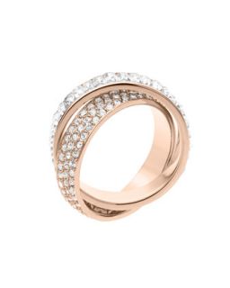 Pave/Baguette Eternity Ring, Rose Golden   Michael Kors   Rose gold (8)