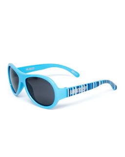 Polarized Kids Sunglasses, Blue, Ages 3 7   Babiators   Blue pattern (3 7Y)