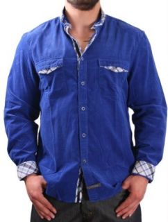 English Laundry Men's Corduroy Woven Dress Shirt Royal Blue 2013 at  Mens Clothing store
