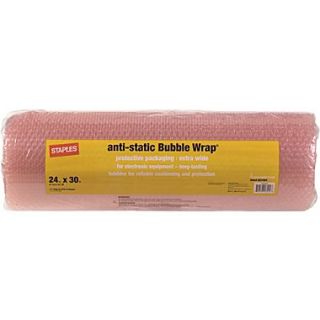 Anti Static Extra Wide Bubble Wrap, 24 x 30