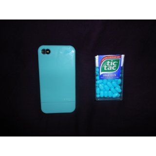 elago S4 Glide Case for iPhone 4/4S AT&T, Sprint and Verizon   Coral Blue Cell Phones & Accessories