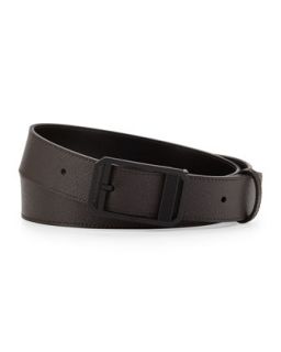 Mens PVD Diamond Detail Belt, Black   Alfred Dunhill   Red