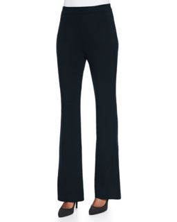 Womens Classic Boot Cut Pants, Navy   Misook   Navy (SMALL (6/8))