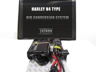 H4 9003 HID Kit Conversion 6000K White 1 Bulb/Ballast Low HID, High Halogen For Harley Automotive
