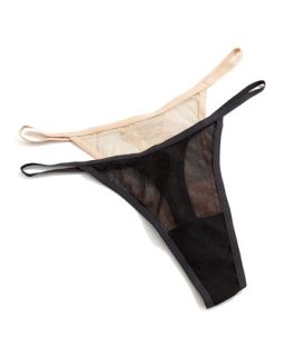 Womens New Soire Low Rise Italian Thong   Cosabella   Black (ONE SIZE)