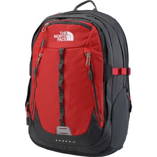 THE NORTH FACE Surge II Daypack, Red/grey