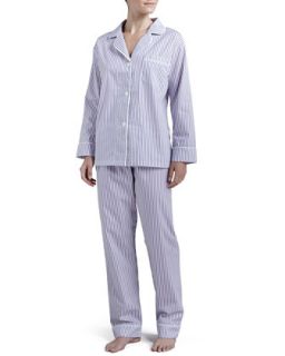 Womens Pinstripe Classic Pajamas, Purple   Bedhead   Purple (SMALL/6 8)