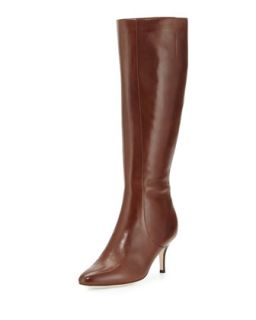 Carlyle Leather Knee Boot, Chestnut   Cole Haan   Chestnut (38.5B/8.5B)