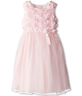 Pippa & Julie Flower Bodice Ballerina Dress Girls Dress (Pink)