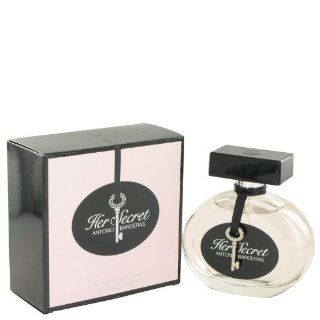 Her Secret by Antonio Banderas Eau De Toilette Spray 2.7 oz for Women + Juicy Couture by Juicy Couture Vial (sample) .03 oz for Women  Personal Fragrances  Beauty