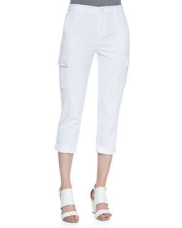 Womens Dylan Pure White Cargo Pants   J Brand Jeans   Pure white (26)