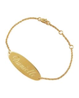 Personalized Gold Bracelet   Jennifer Zeuner   Gold