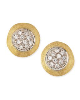 Jaipur 18k Gold Diamond Stud Earrings   Marco Bicego   Gold (18k )