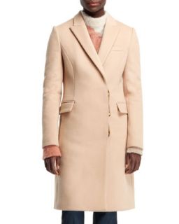 Womens Florence Fitted Asymmetric Coat, Camel   Stella McCartney   Camel (40/6)