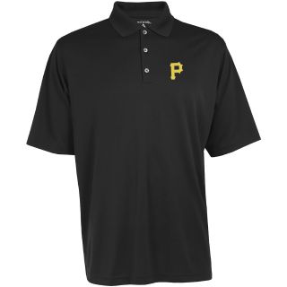 Antigua Pittsburgh Pirates Mens Exceed Polo   Size XL/Extra Large, Black (ANT