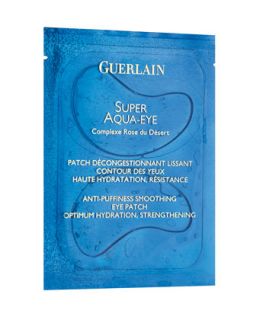 Super Aqua Eye Anti Puffiness/Smoothing Eye Patch   Guerlain   Aqua blue
