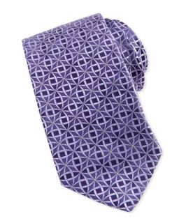 Mens Circle Jacquard Tie, Purple   Robert Graham   Purple