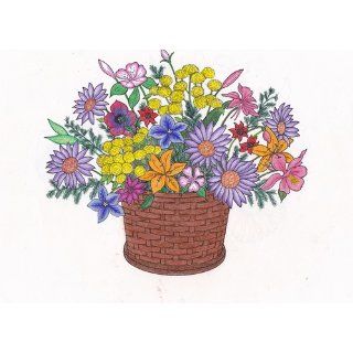 Floral Bouquets Coloring Book (Dover Nature Coloring Book) Charlene Tarbox 9780486286549 Books